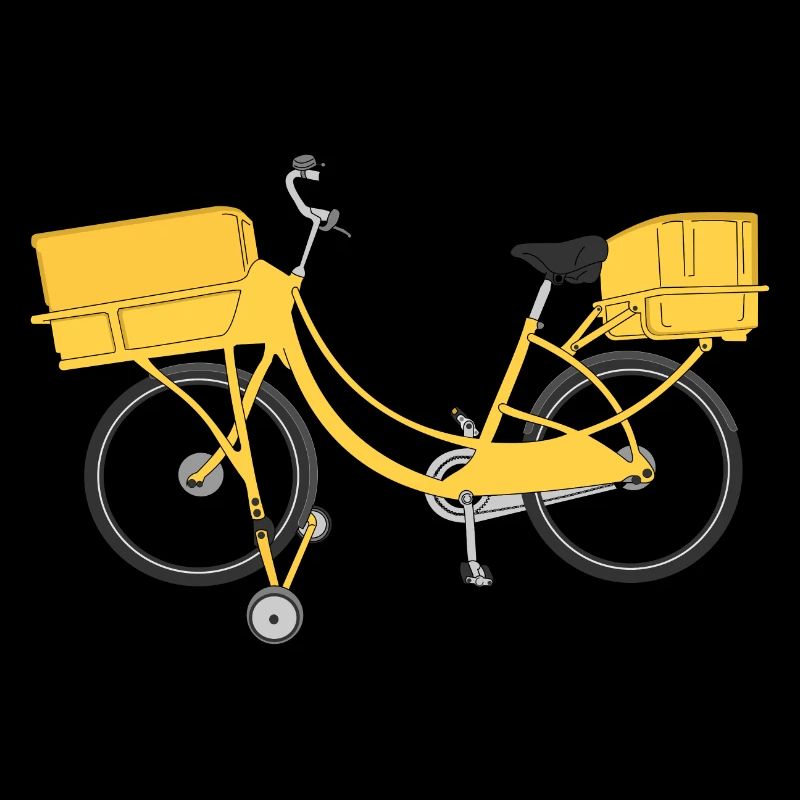 Postman post letter postman bicycle gift