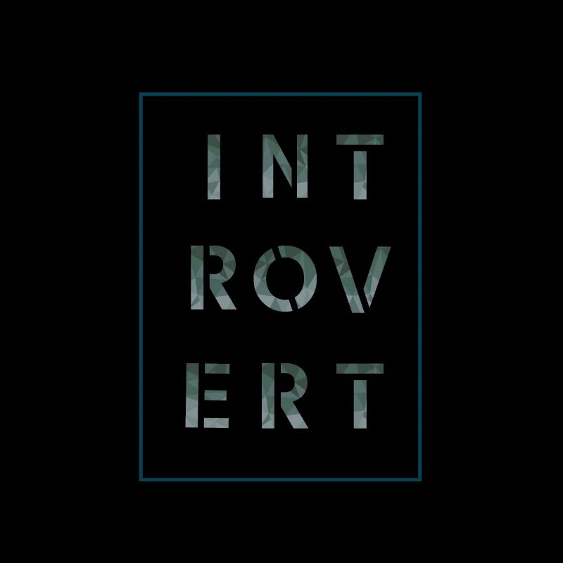Introvert white, gift, gift idea