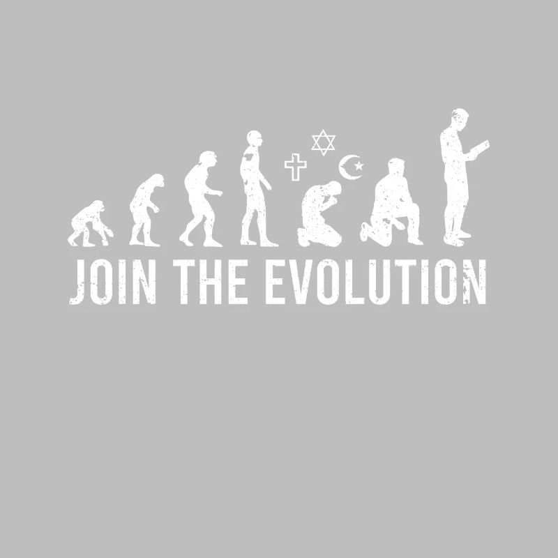 Sei ein Teil der Evolution für Atheist Agnostiker
