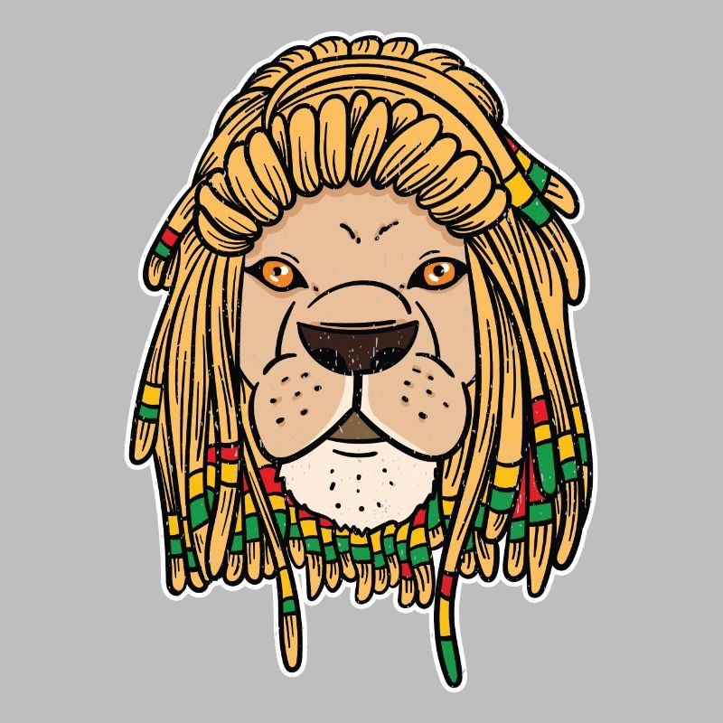 Reggae Rasta Rastafari Löwe Dreadlocks Geschenk