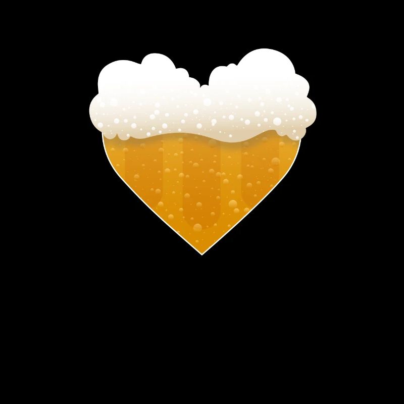 Bierherz Biertrinker Männer Bier Party Geschenk