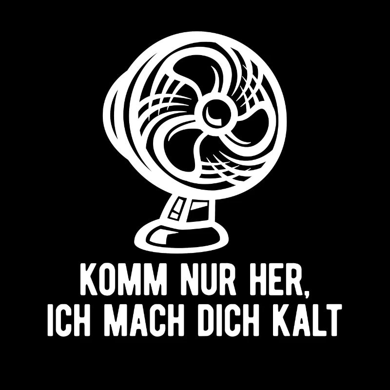 Lustiges Sommer Hitze Ventilator