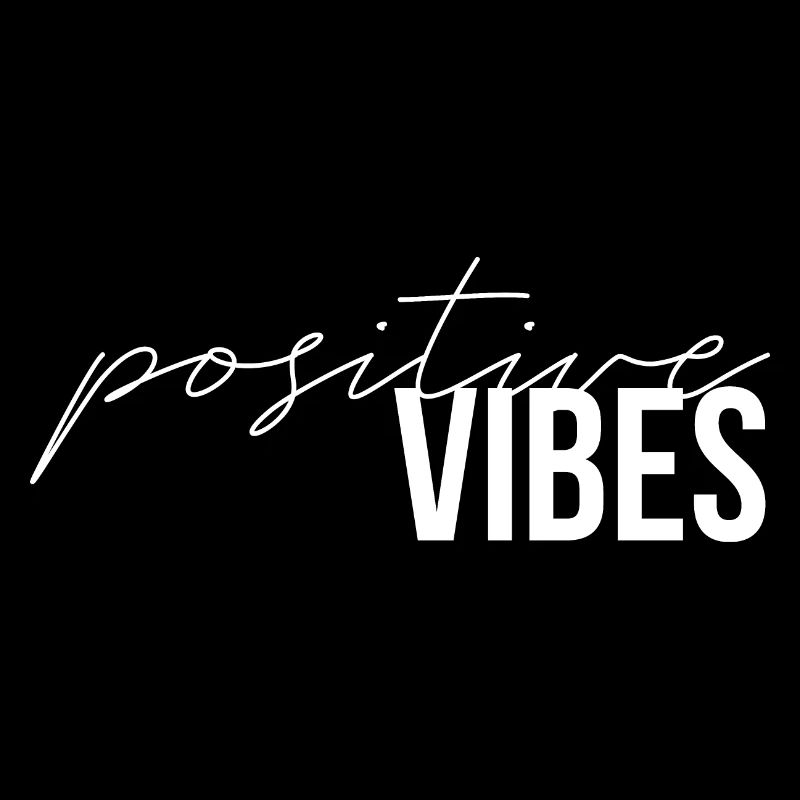 cadeau moderne de Vibes positif