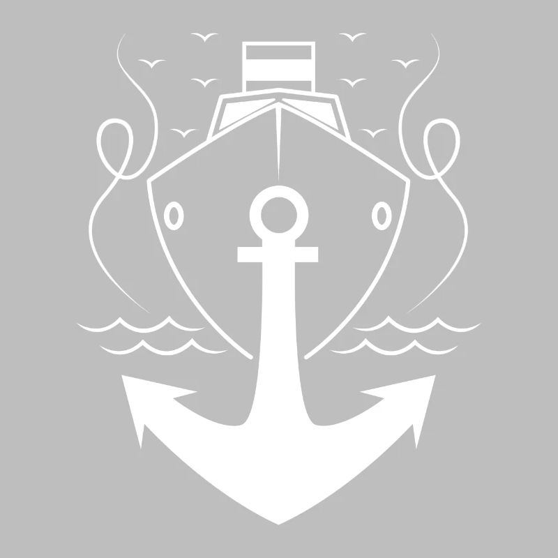 Anker mit Schiff