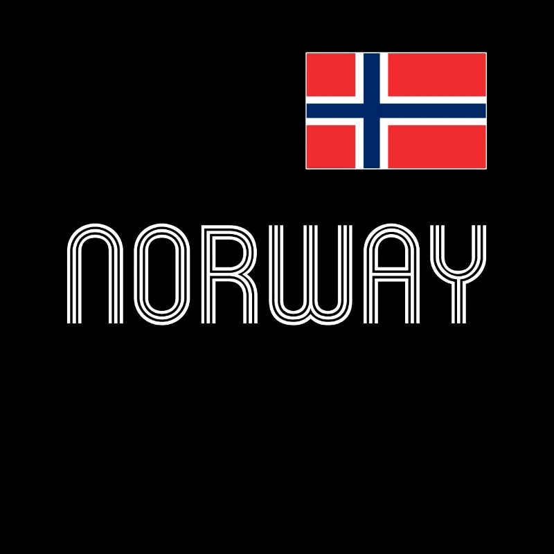 Norway Flag Norwegen Norge Elch