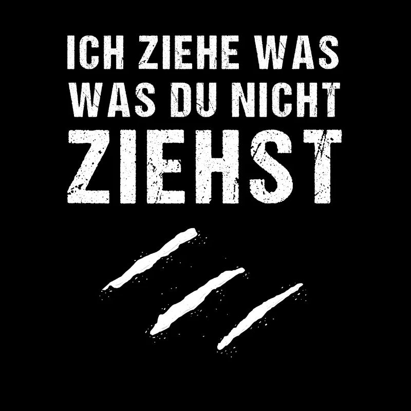 Kokain Koks Drogen Lustiger Spruch Techno Rave