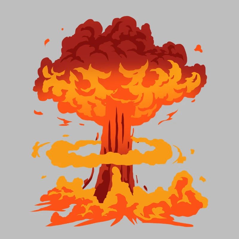 Nuke Nuking Bombing Fire Bombshell Cadeau de missile