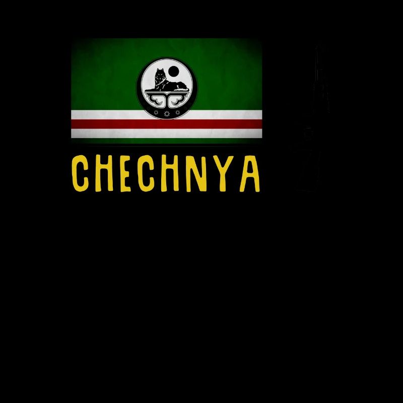 Chechnya Flag Chechen Soldier