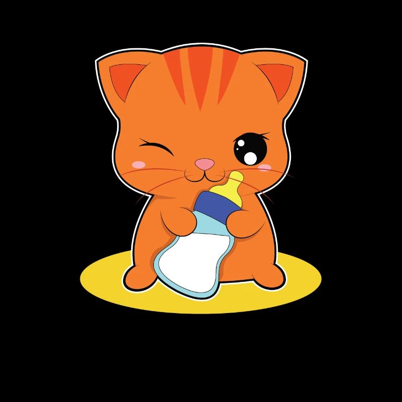Chat lait chat bébé