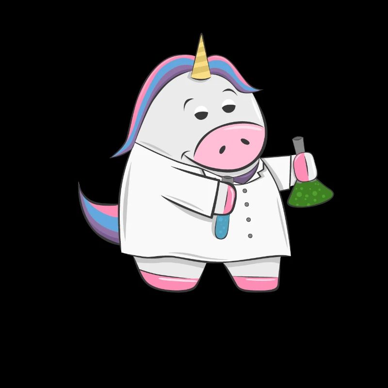 Chemistry unicorn child lab technician chemist gift