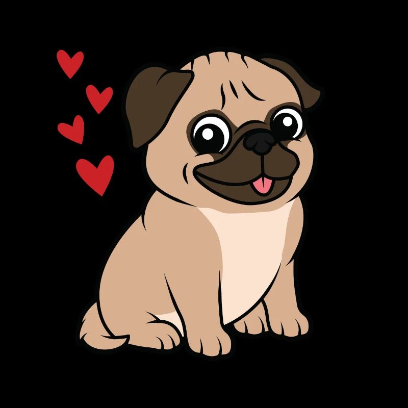 petit doux bébé pug pug mops