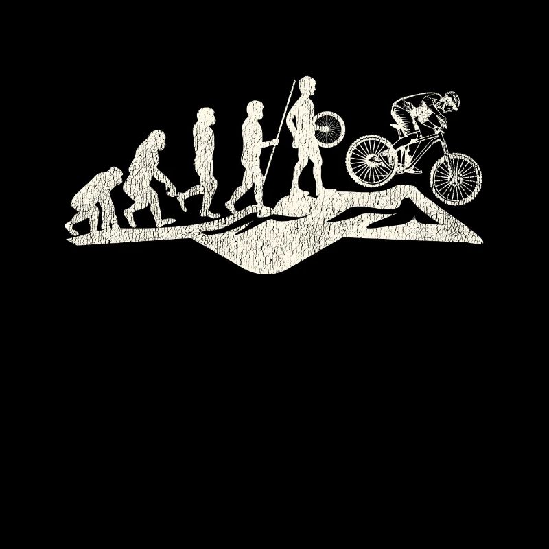 Mountain Bike Downhill Evolution - MTB Gift Idea