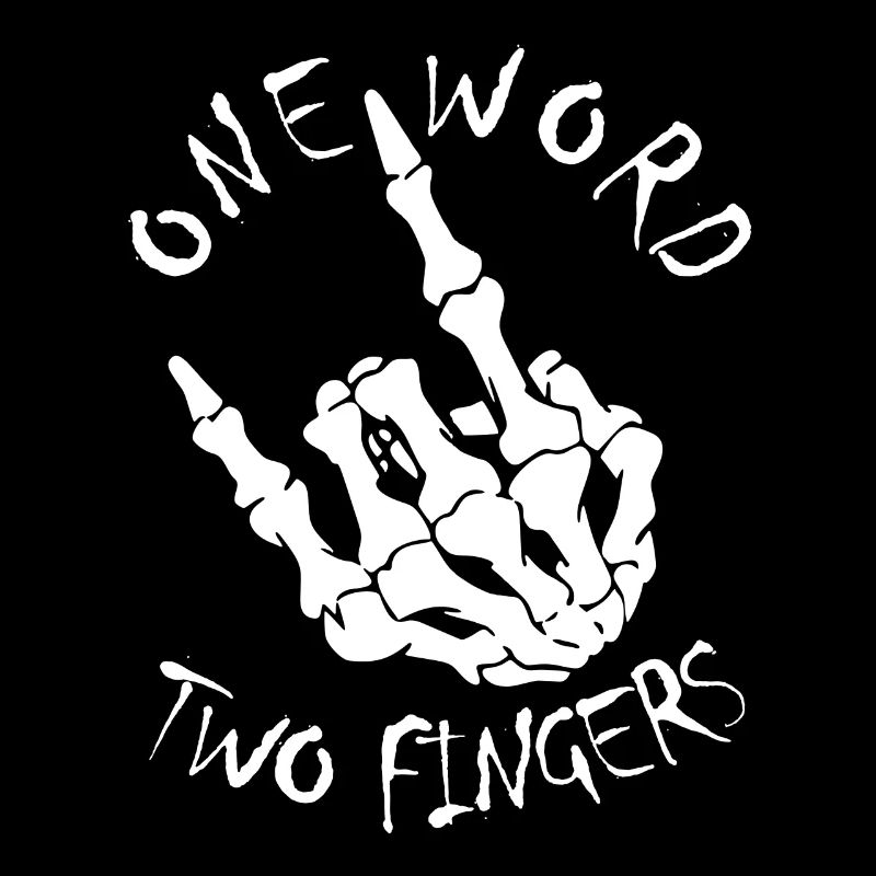 Pommesgabel Devil Horns Heavy Metal Rocker Hand