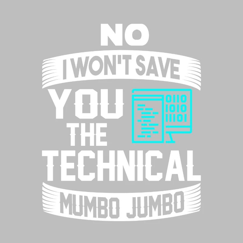 Lustiges technisches Mumbo Jumbo-Programmierergeschenk