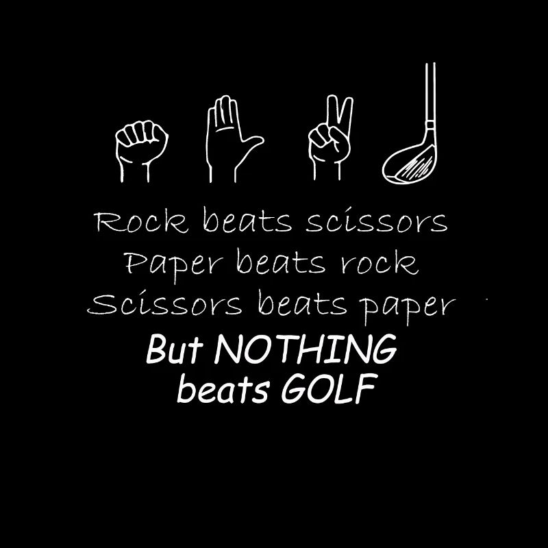 Ciseaux à papier Funny Rock Golf