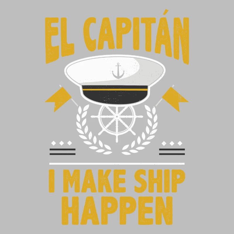 El Captain Ich mache Schiff passieren Spaß Bootfahren Geschenk