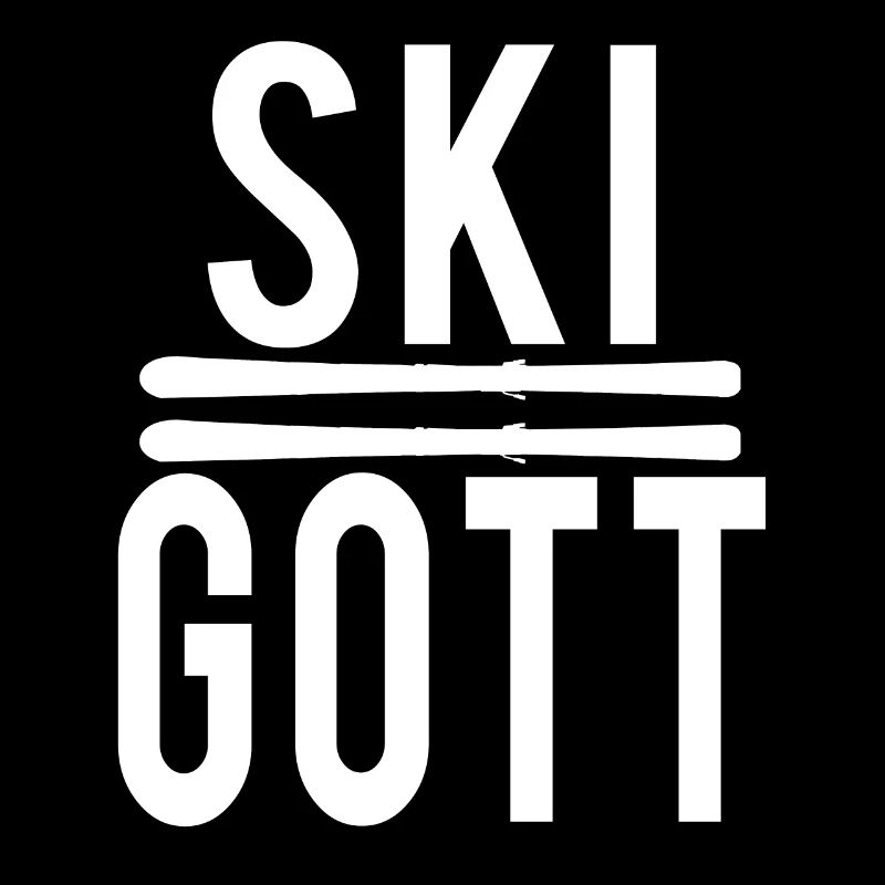 Ski Gott Spitzen Skifahrer Profi Skilehrer Angeber