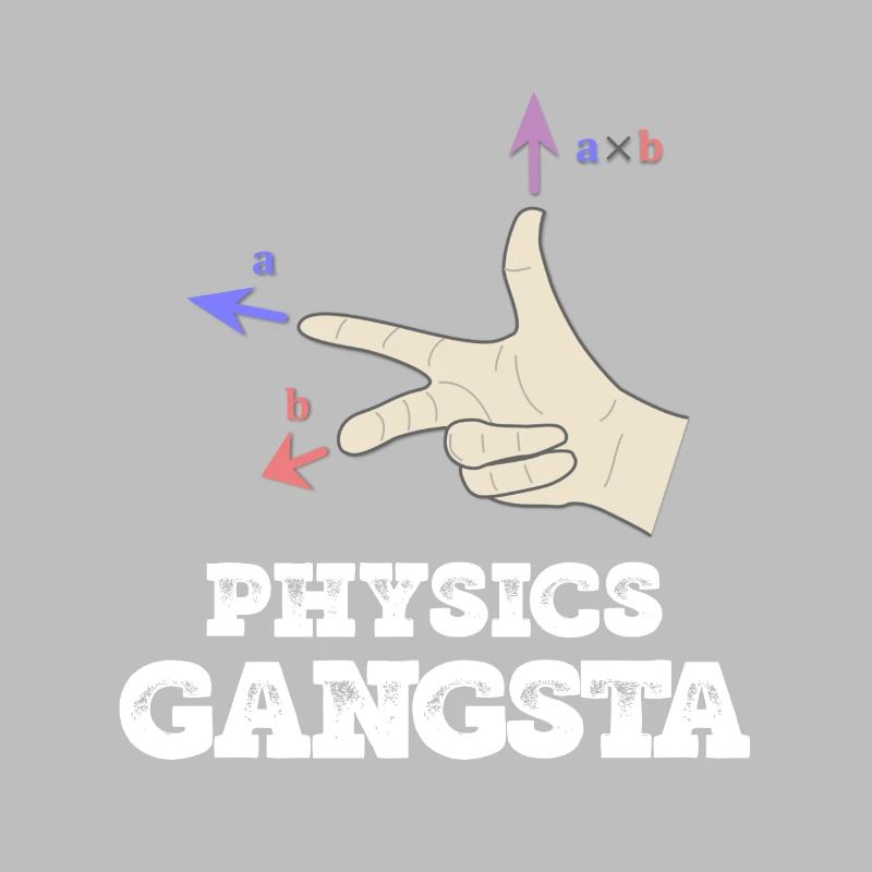 Physics Gangsta design funny physics distressed