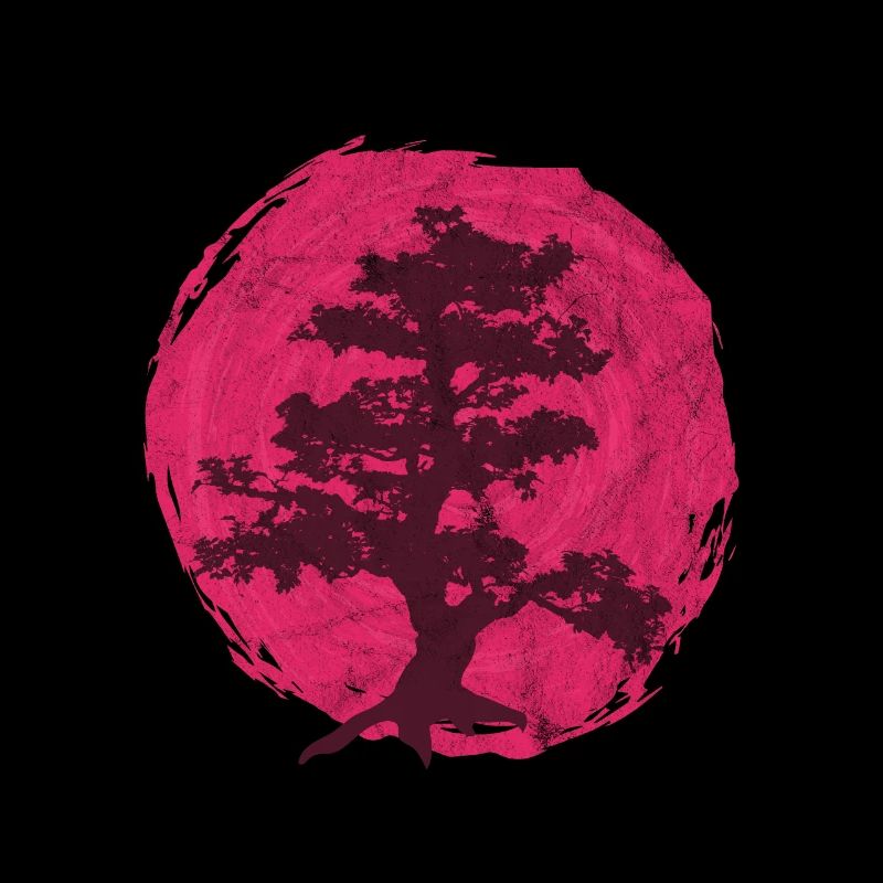 Bonsai Tree Baum Aufgehende Sonne Japan Geschenk