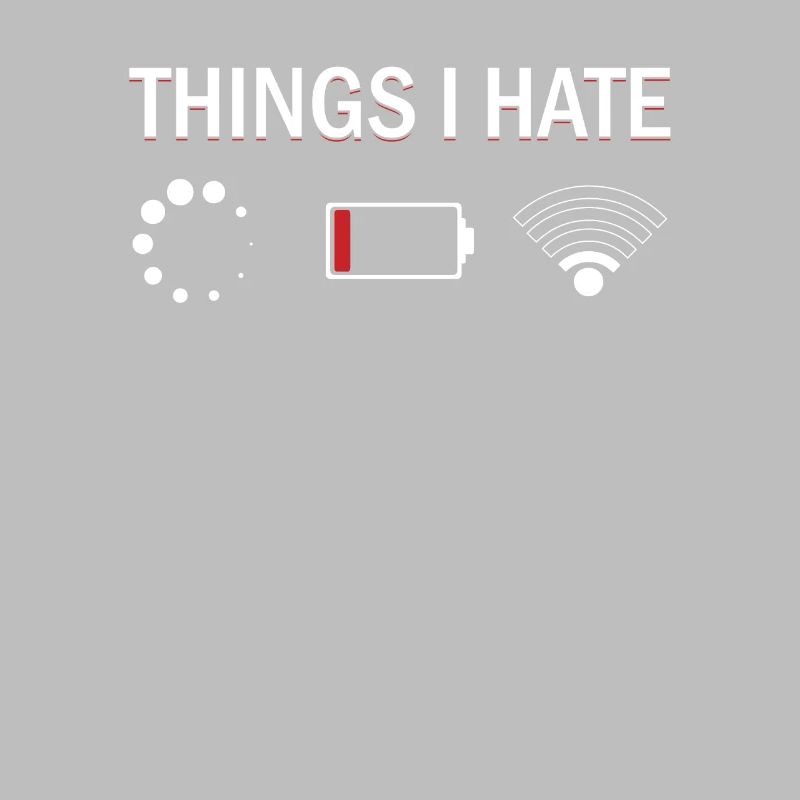 Things I Hate Programmer Nerd Funny Code Geschenk