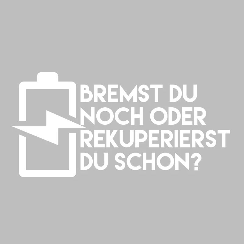 Bremst du noch oder rekuperierst du schon?