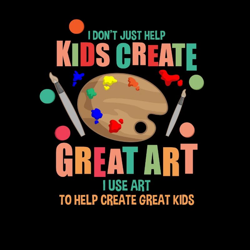 Art Teacher Kid Create Great Art Teacher