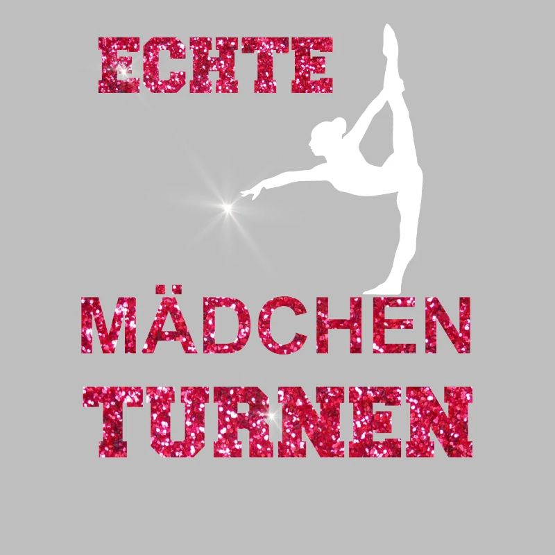 ECHTE MAeDCHEN TURNEN GLITZER