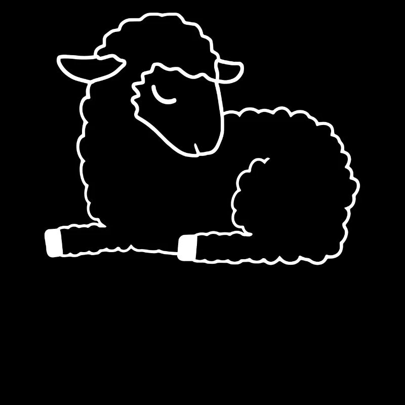 Süßes Schaf Lämmchen Tierliebhaber Geschenk Design