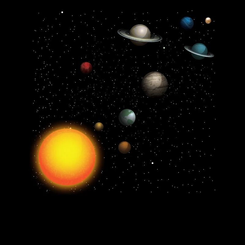 Système solaire Espace 8 planètes et amoureux de l'espace solaire Shi