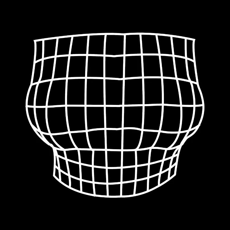 Poitrine élargie Illusion d'optique
