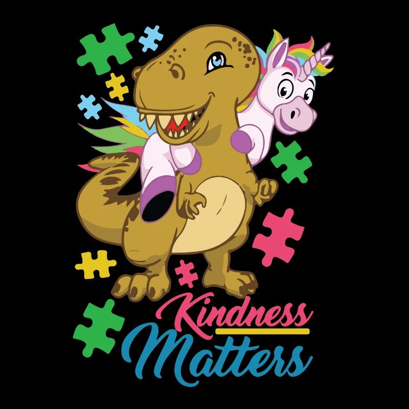 Kindness Matters - Cute Autism Puzzle Autistic