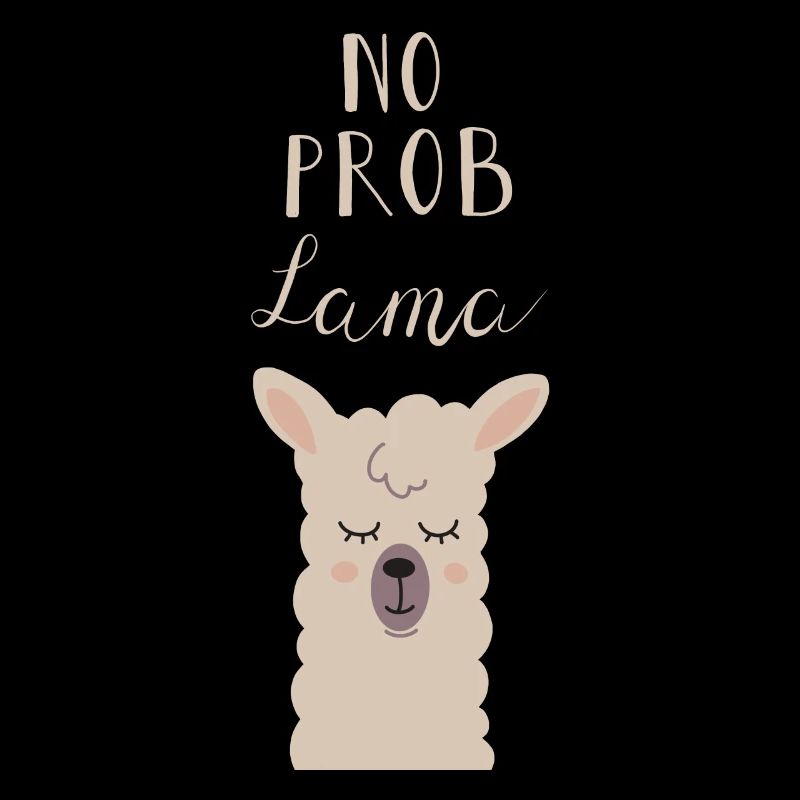 No Problama: Funny llama design