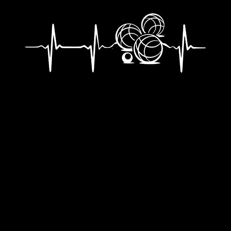 Fréquence du rythme cardiaque ECG Heartbeat Boule