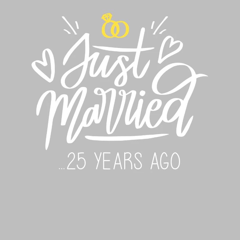 25. Hochzeitstag Geschenk Jubiläum Ehe Ehepaar Jus