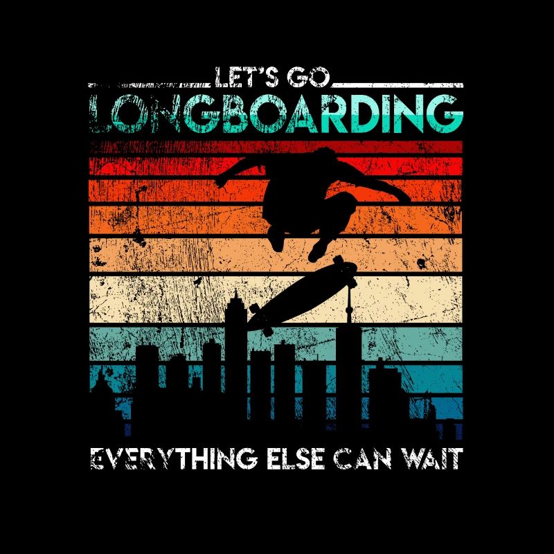 Retro Longboarder Longboard