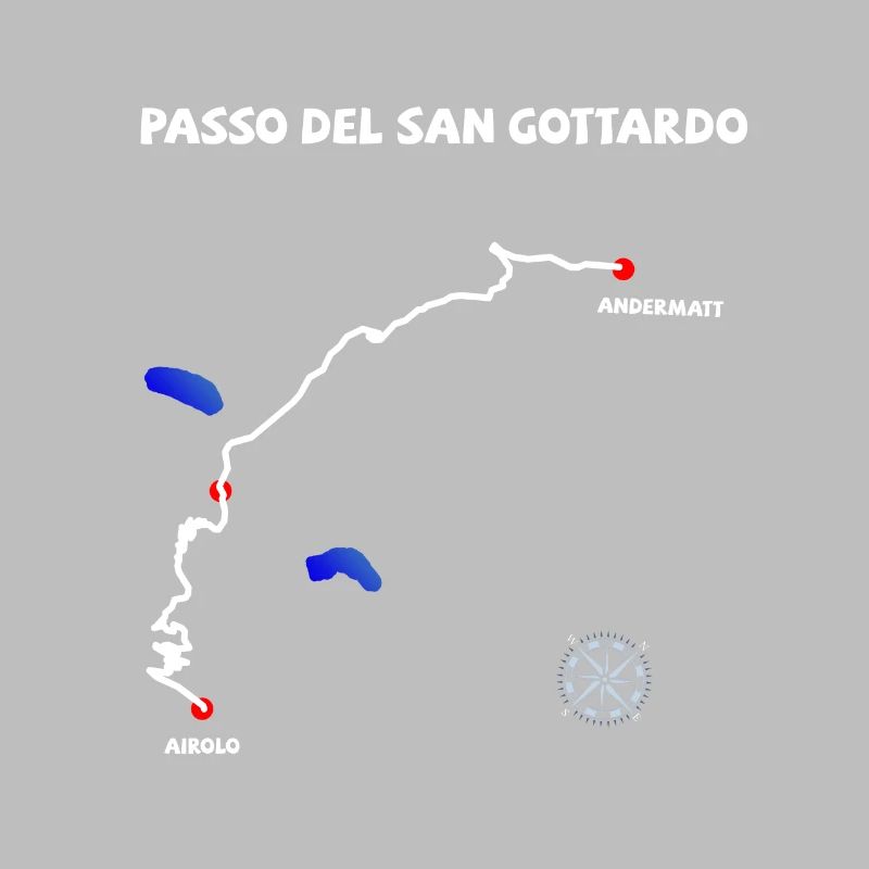 Gotthard Pass Passo del San Gottardo Serpentine