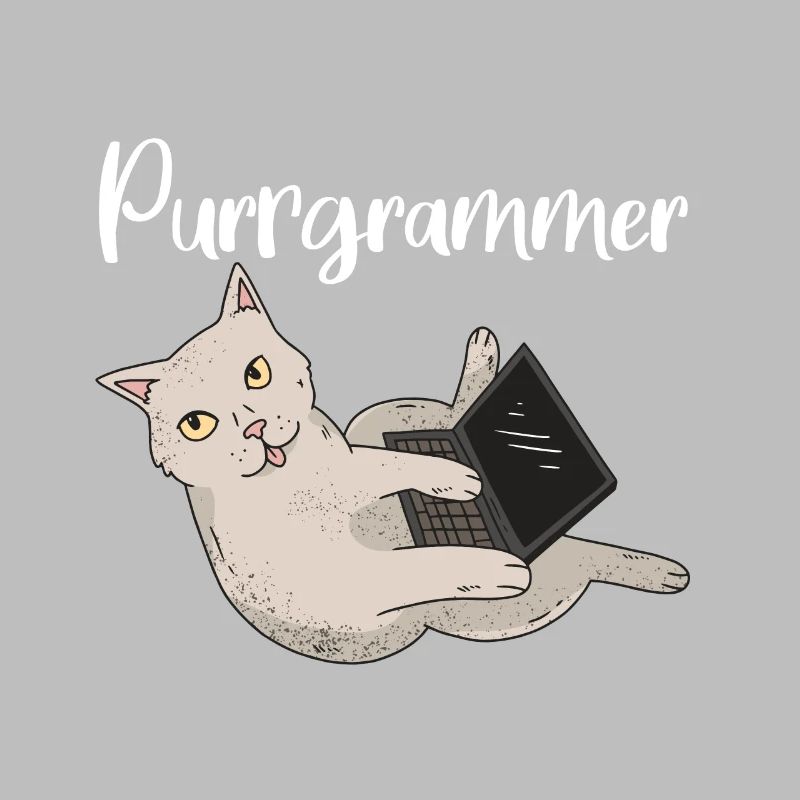 "Purrgrammer" | Katze, Cat, Programmer, Informatik