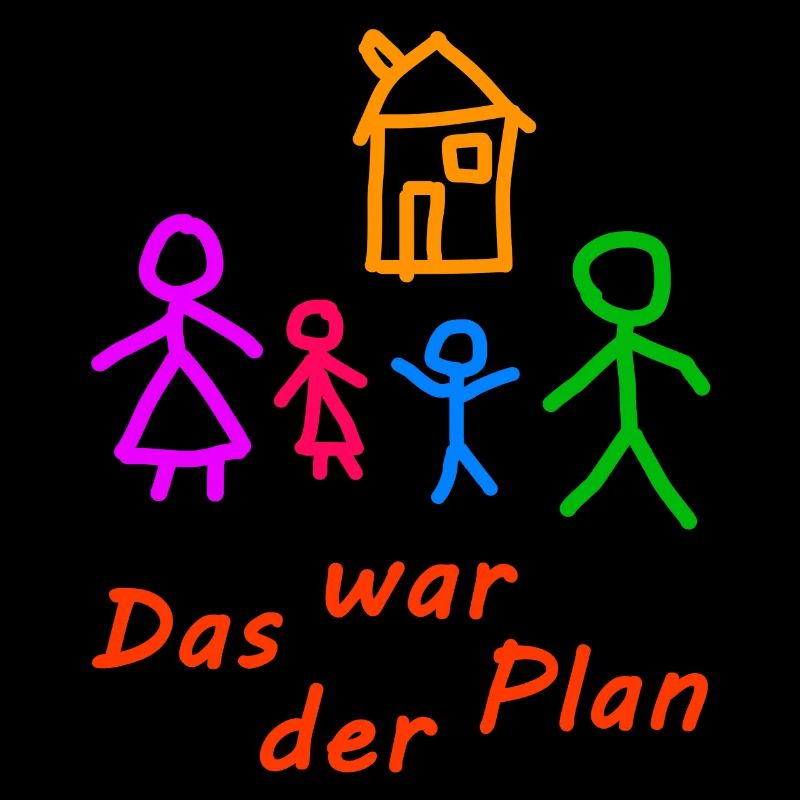Das war der Plan - Kinderzeichnung