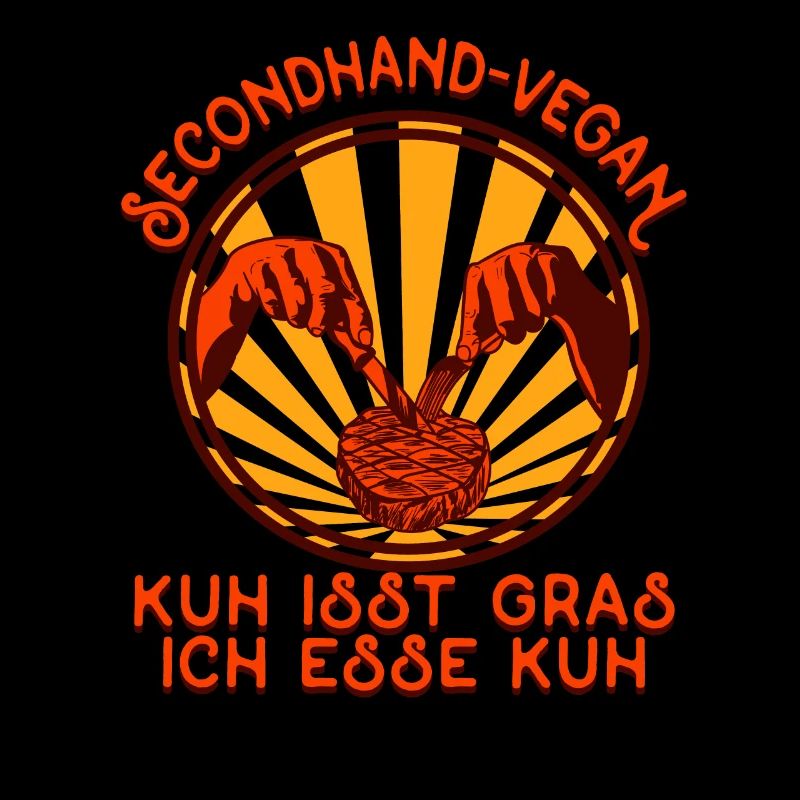 Secondhand Vegan - Kuh isst Gras, ich esse Kuh