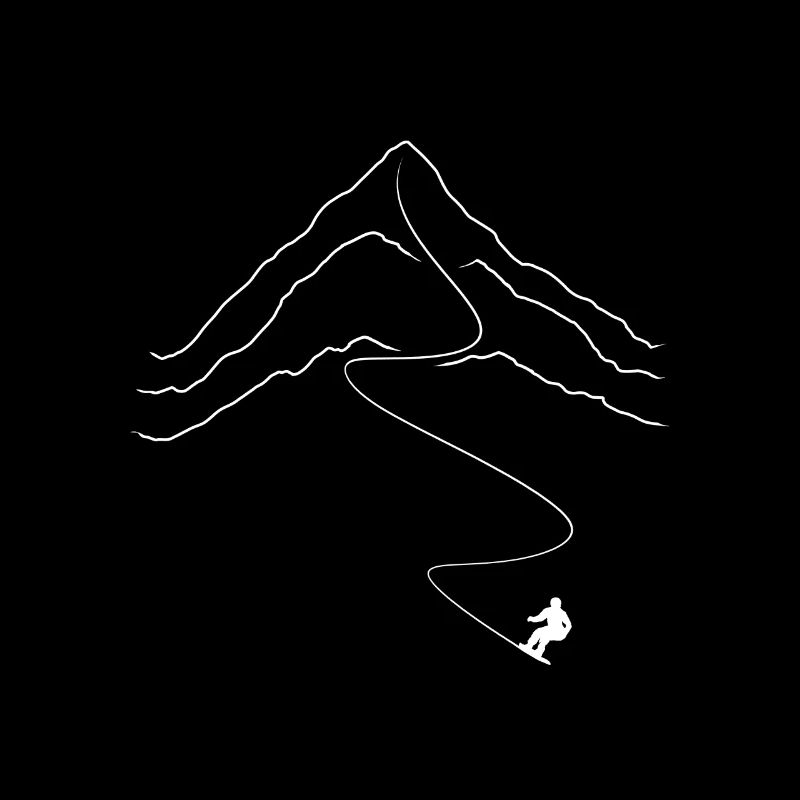 Snowboard snowboarder slope