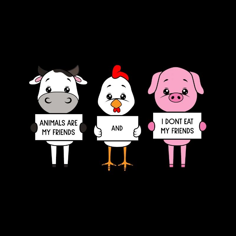 Tiere sind meine Freunde ich esse keine Freunde