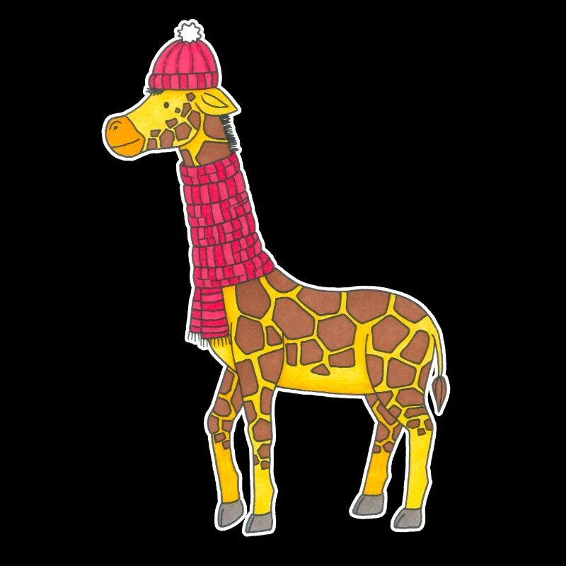 Girafe hiver