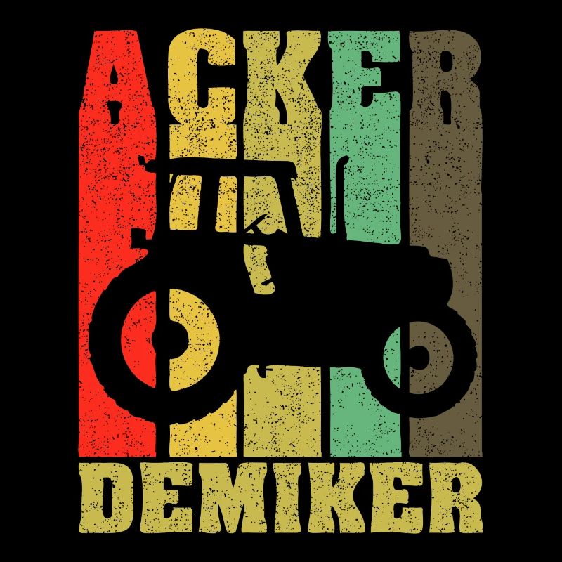 Farm Vintage Retro Bauernkind Traktor Ackerdemiker