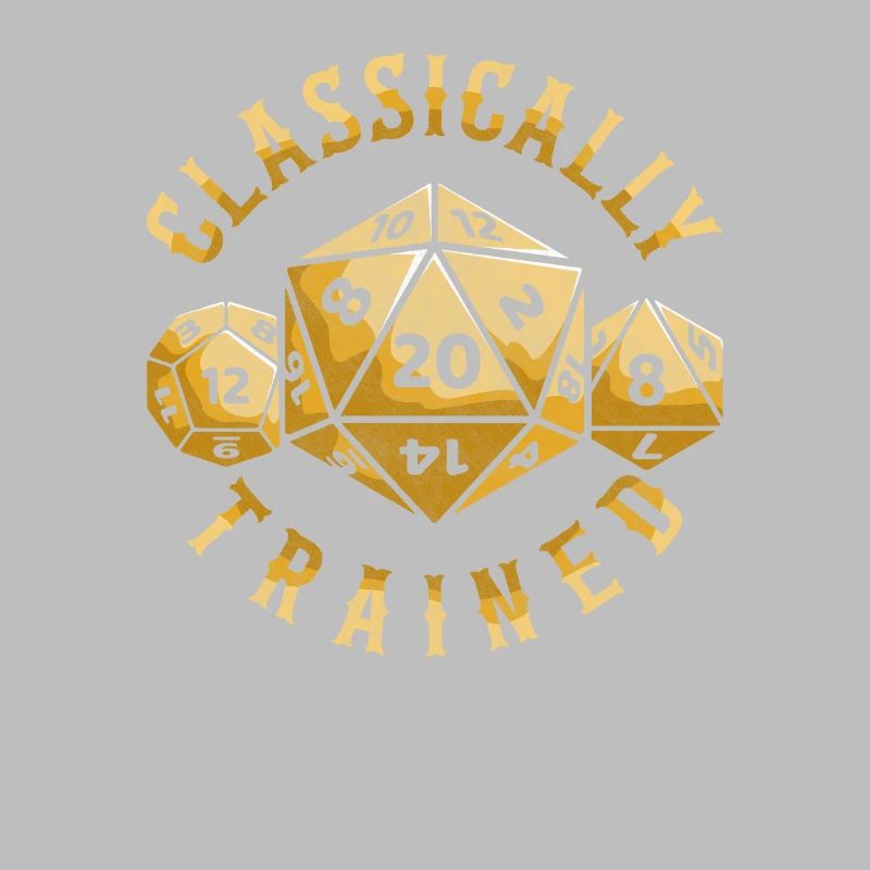 Classically Trained D20 Dice RPG Gift Tabletop