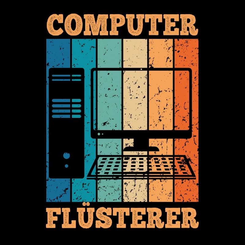 Computerflüsterer Informatiker Retro PC Computer