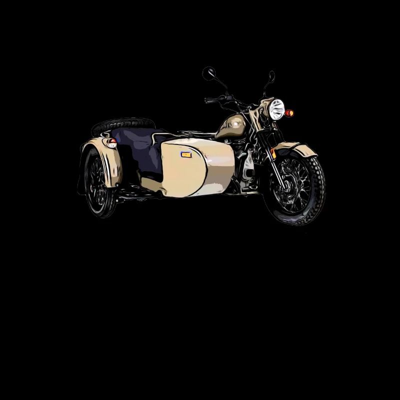 Ural Motorrad Moped Sowjet Gespann Geschenkidee