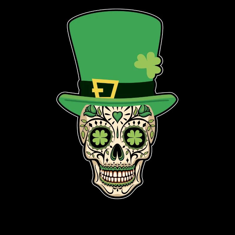 Crâne de sucre de la Saint-Patrick Calavera