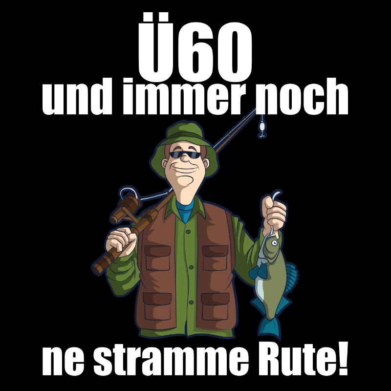 ü60 Angler angeln 60 Geburtstag Geschenk