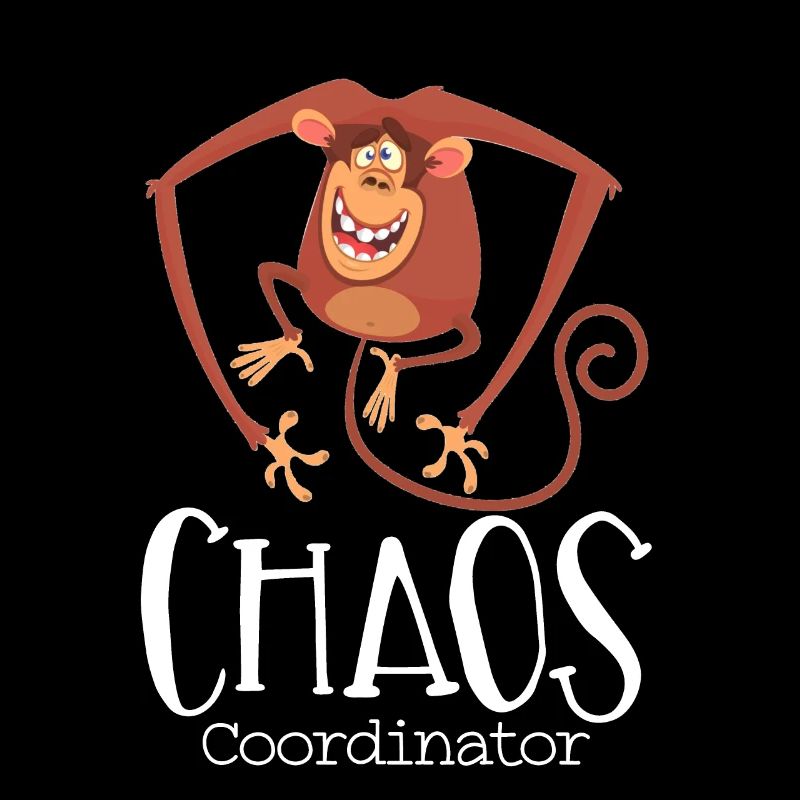 Chaos Sprüche Spruch lustig witzig Affe Witz