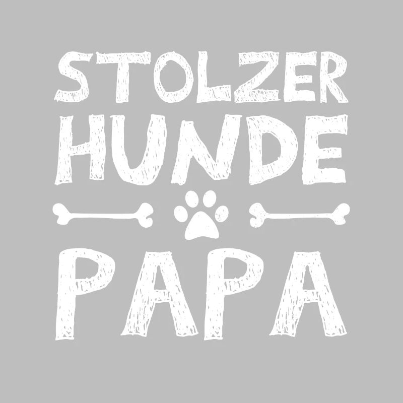 Stolzer hunde Papa